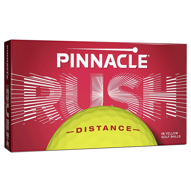 Pinnacle Rush Golf Balls Yellow (15 Pack)