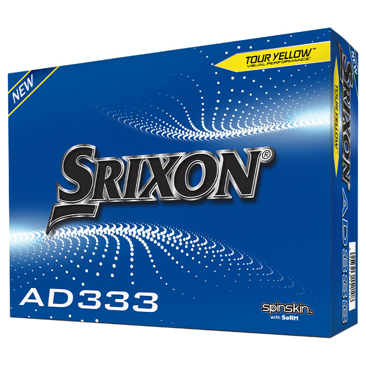 Srixon 2023 AD333 Golf Balls Yellow