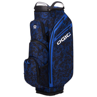 Ogio All Elements Silencer Golf Cart Bag Blue Floral Abstract 5124044OG