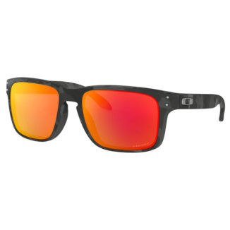 Oakley Holbrook Golf Sunglasses Black Camo/Prizm Ruby OO9102-E955