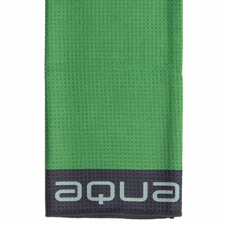 Big Max Aqua Tour Tri-Fold Golf Towel Lime/Charcoal