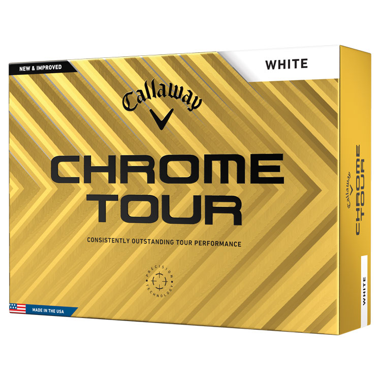 Callaway Chrome Tour Golf Balls White