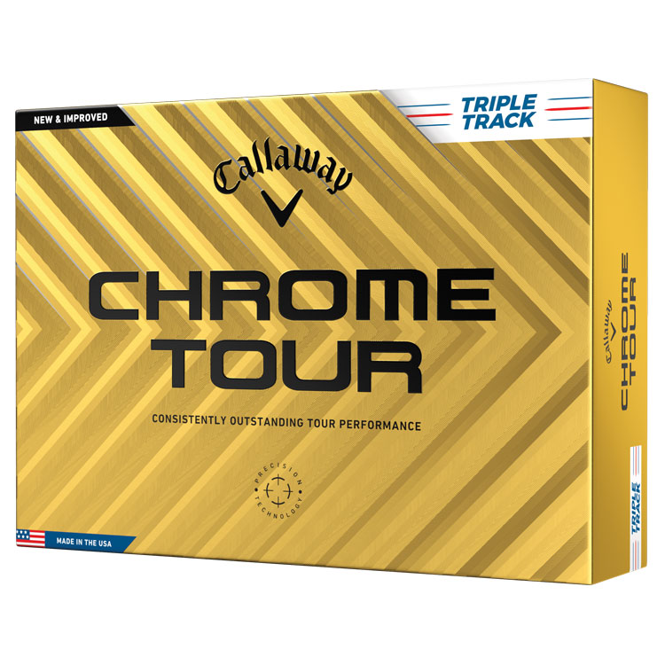Callaway Chrome Tour Triple Track Golf Balls White