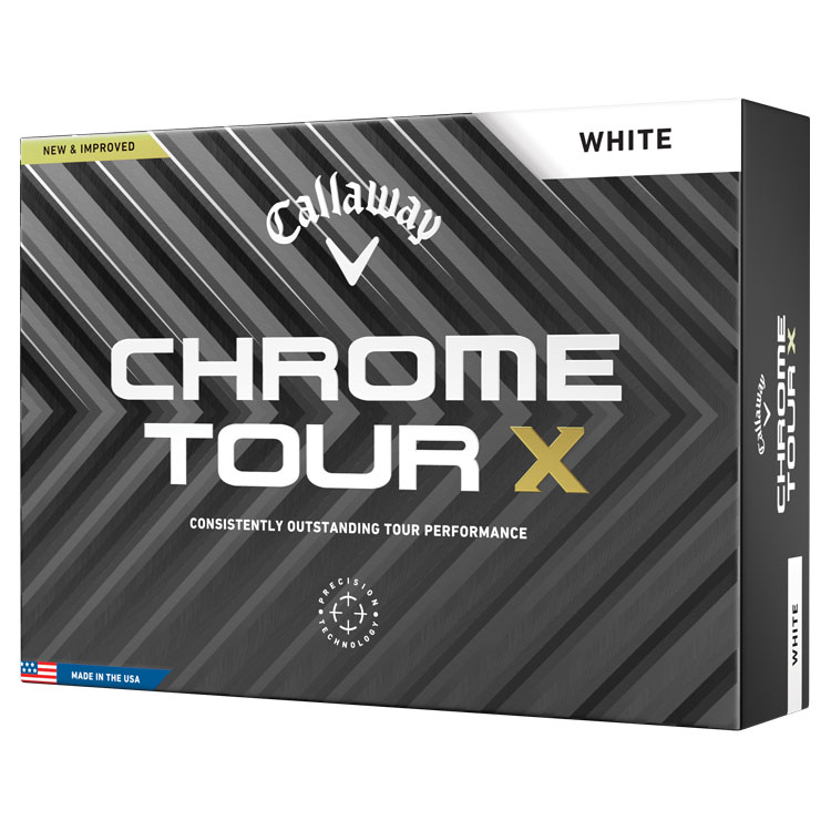 Callaway Chrome Tour X Golf Balls White