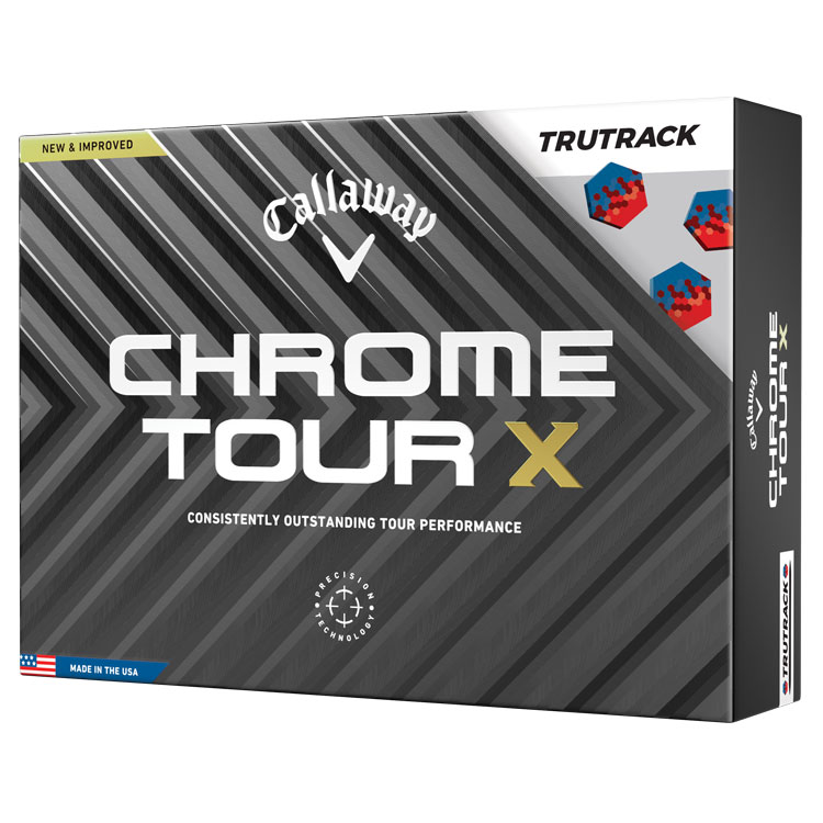 Callaway Chrome Tour X TruTrack Golf Balls White
