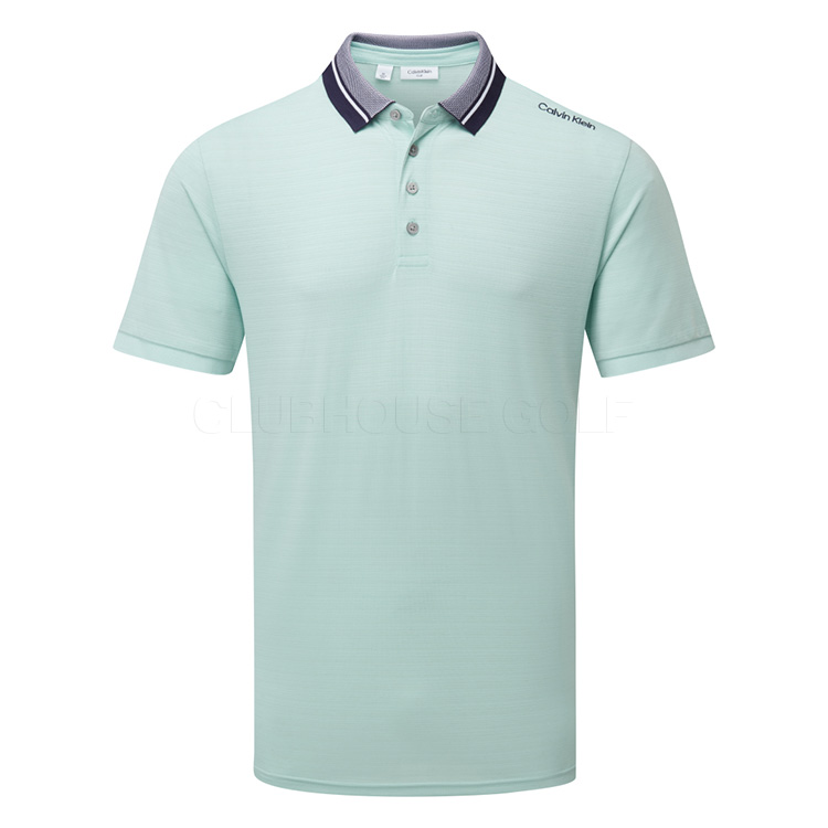 Calvin Klein Parramore Golf Polo Shirt Aqua