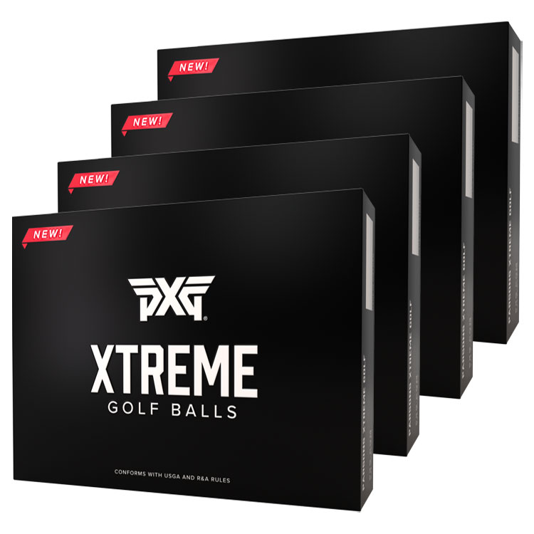 PXG Xtreme Premium 4 For 3 Golf Balls White