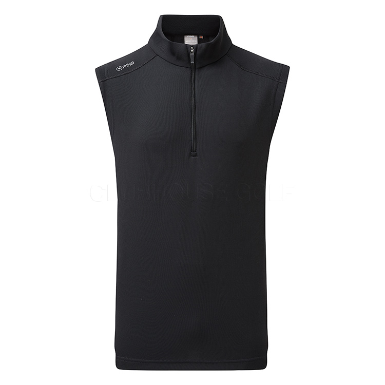 Ping Ramsey 1/2 Zip Golf Vest Black P03357-060