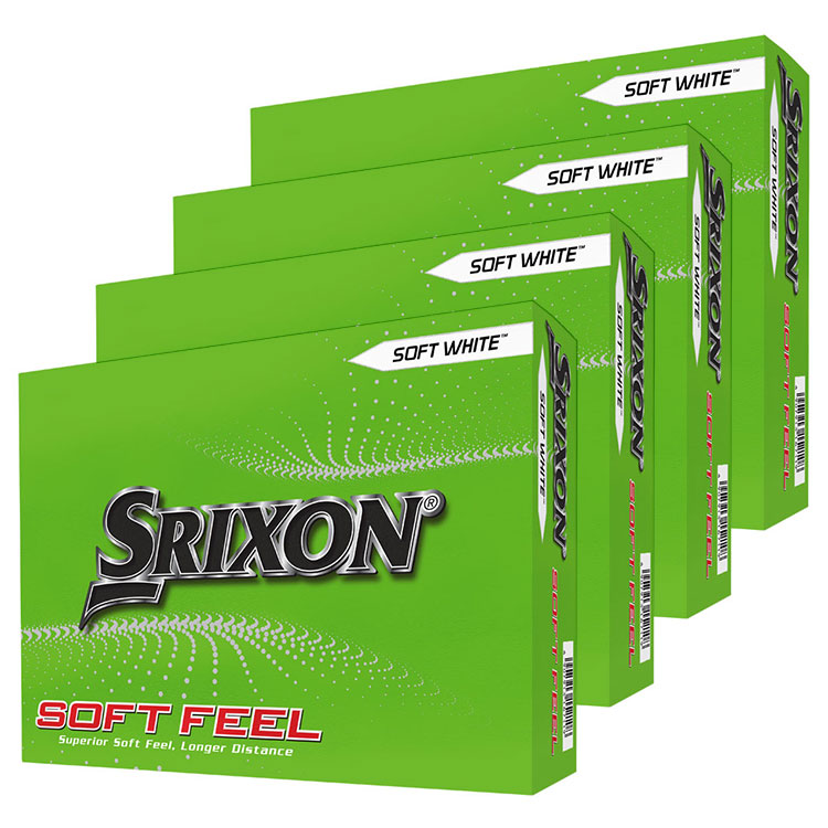 Srixon Soft Feel 4 For 3 Golf Balls White