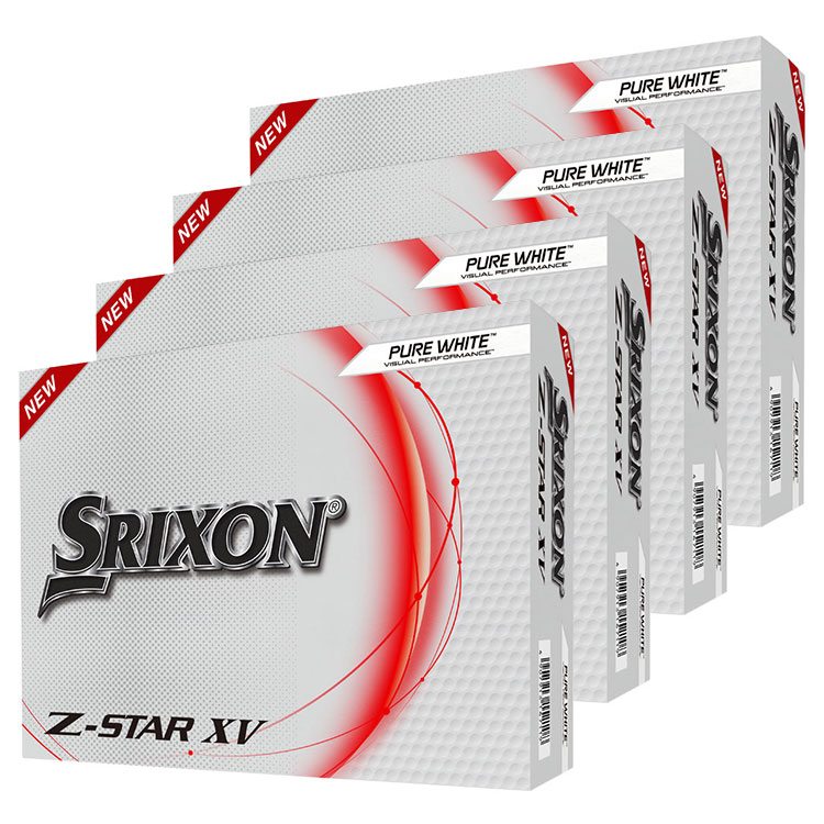 Srixon Z Star XV 4 For 3 Golf Balls White