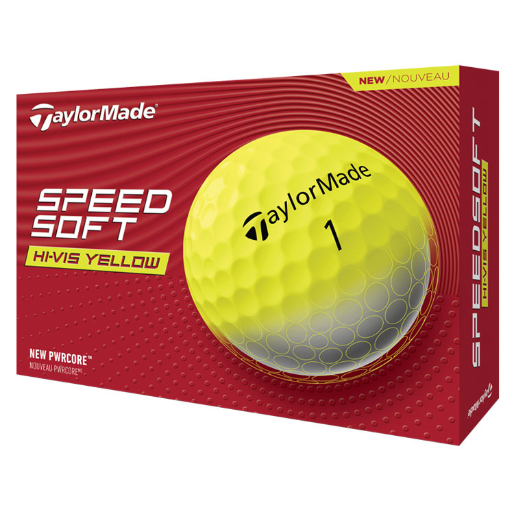 TaylorMade SpeedSoft Golf Balls Yellow