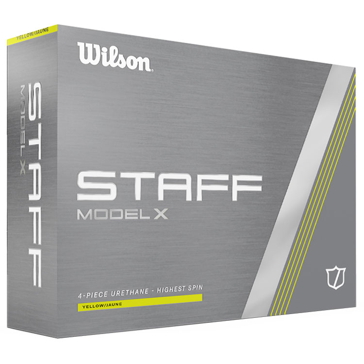 Wilson Staff Model X Golf Balls Yellow