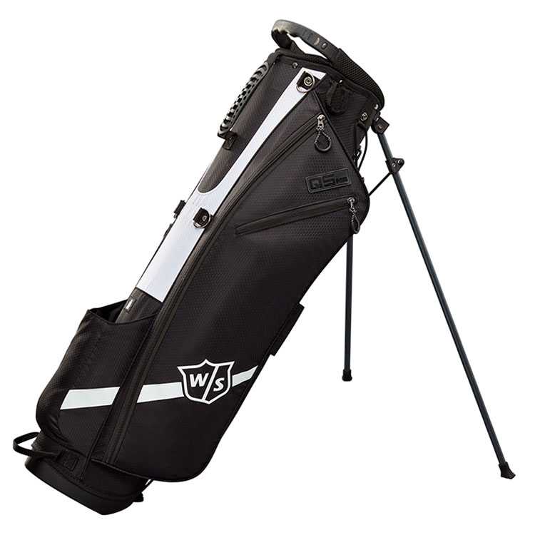 Wilson QS Golf Stand Bag Black/Charcoal/Red WG4004101