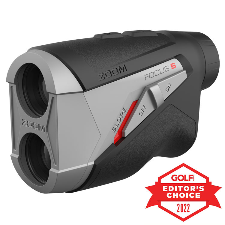 Zoom Focus S Golf Laser Rangefinder Black/Silver