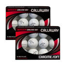 Callaway ERC Soft Triple Track Grade A Rewashed Golf Balls White Multi Buy