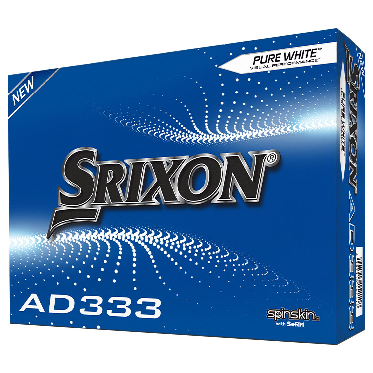 Srixon AD333 Personalised Text Golf Balls White