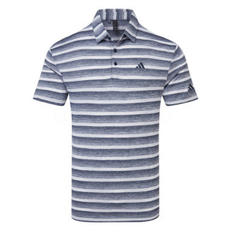 adidas Tour Two Colour Stripe Golf Polo Shirt Navy/White HS7580