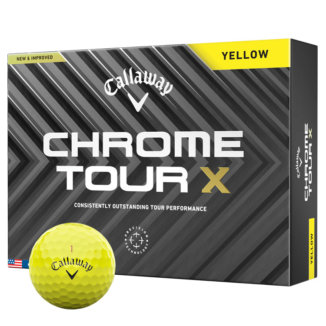 Callaway Chrome Tour X Golf Balls Yellow