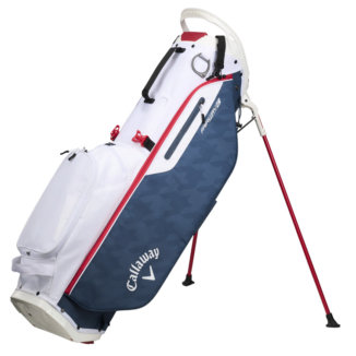Callaway Fairway C Golf Stand Bag White/Navy Houndstooth/Red 5124044