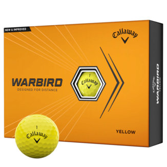 Callaway Warbird Personalised Text Golf Balls Yellow