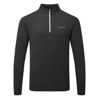 Calvin Klein Newport 1/2 Zip Golf Sweater Black