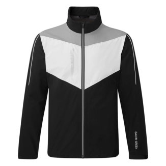 Galvin Green Armstrong Waterproof Golf Jacket Black/White/Sharkskin G120217