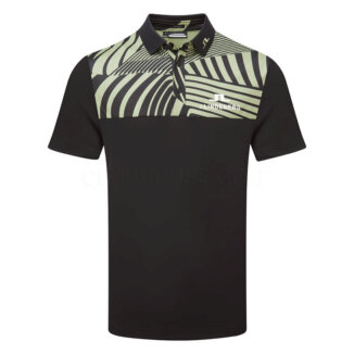 J.Lindeberg Jeff Tour Golf Polo Shirt Black GMJT12529-9999