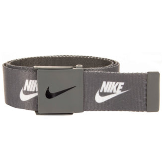 Nike Futura Web Golf Belt Dark Smoke Grey/White B11303-047