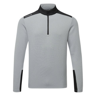 Ping Marshall 1/2 Zip Fleece Golf Sweater Quarry/Black PO3546-QBK