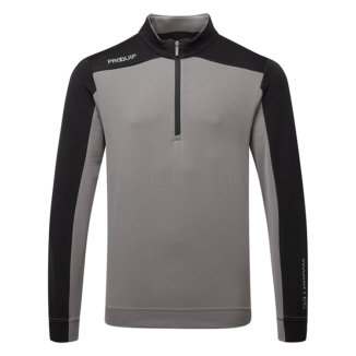 ProQuip WarmTec 1/4 Zip Golf Sweater Grey/Black