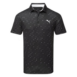 Puma Keys Golf Polo Shirt Puma Black/White Glow 626253-02