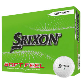 Srixon Soft Feel Personalised Logo Golf Balls White