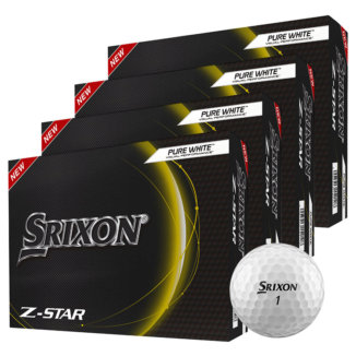 Srixon Z Star 4 For 3 Golf Balls White