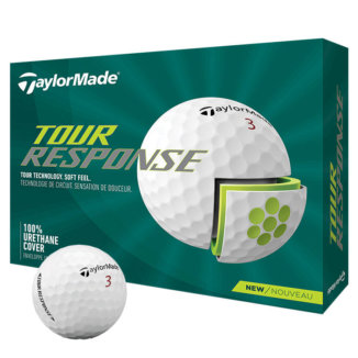 TaylorMade Tour Response Personalised Text Golf Balls White