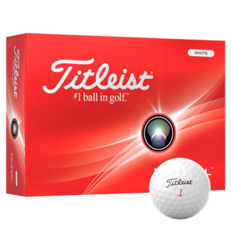 Titleist TruFeel Personalised Logo Golf Balls White