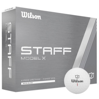 Wilson Staff Model X Personalised Logo Golf Balls White