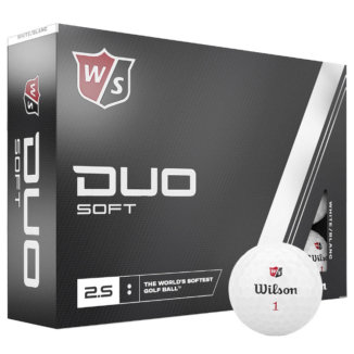 Wilson Duo Soft Personalised Logo Golf Balls White