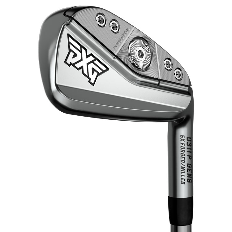PXG 0311 P GEN6 Double Chrome Golf Irons Steel Shafts Left Handed (Custom Fit)