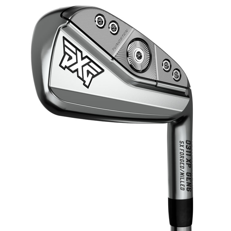PXG 0311 XP GEN6 Double Chrome Golf Irons Steel Shafts Left Handed (Custom Fit)