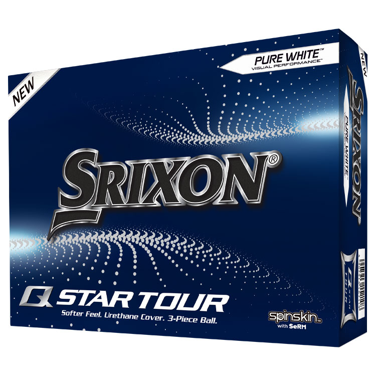 Srixon Q Star Tour Personalised Text Golf Balls White