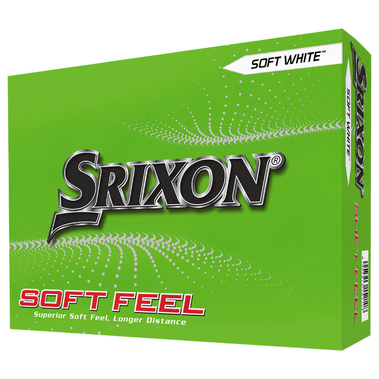 Srixon Soft Feel Personalised Text Golf Balls White