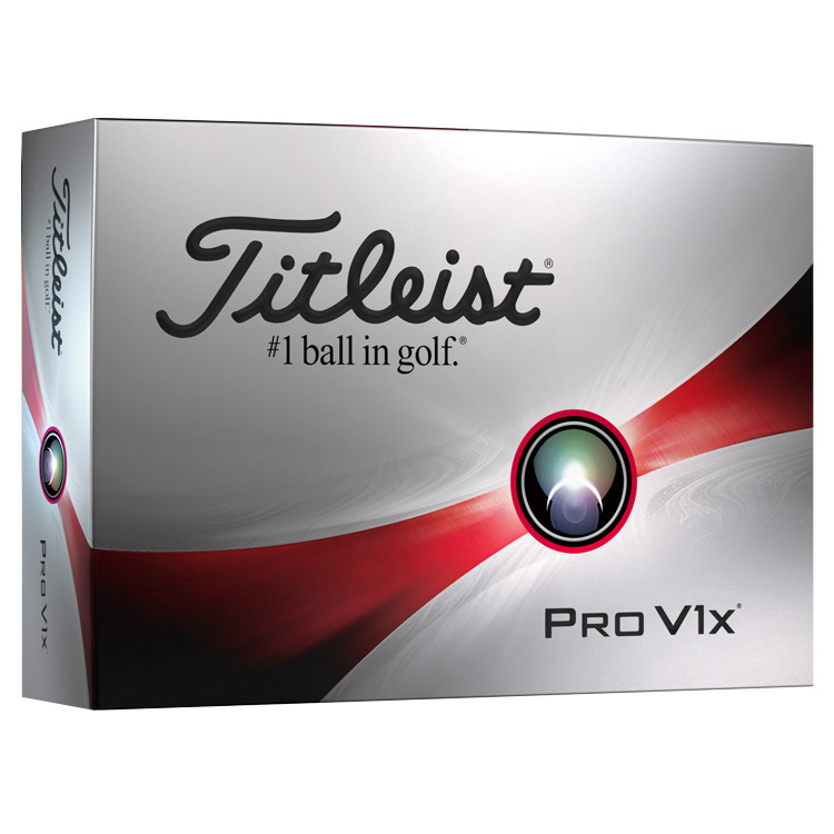 Titleist Pro V1x High Number Personalised Logo Golf Balls White