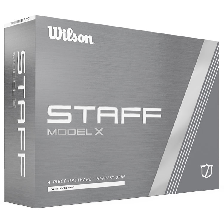 Wilson Staff Model X Personalised Text Golf Balls White