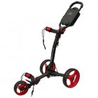 Axglo TriLite 3 Wheel Golf Trolley Black/Red