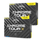 Callaway Chrome Tour X Golf Balls Yellow Multi Buy