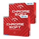 Callaway Chrome Soft 360 Triple Track Golf Balls White Multi Buy