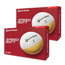 TaylorMade SpeedSoft Golf Balls White Multi Buy