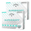 Callaway Supersoft Distressed Golf Balls White/Teal Multi Buy