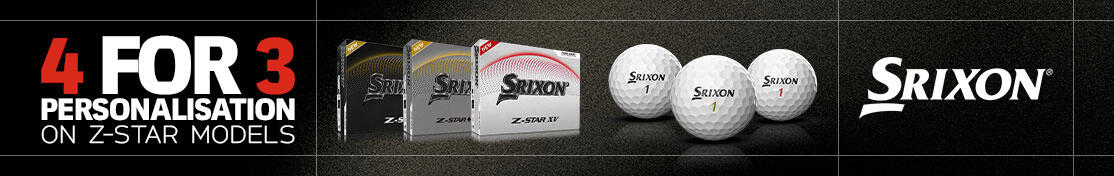 Srixon 4 For 3 Personalised Balls