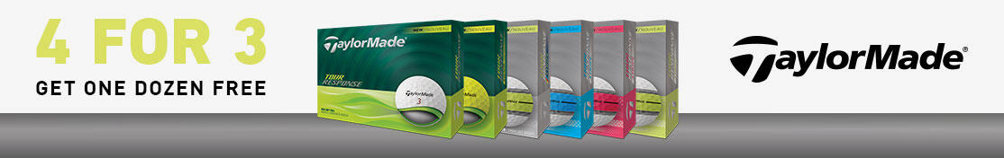 TaylorMade Tour Response Stripe 4 For 3 Ball Offer